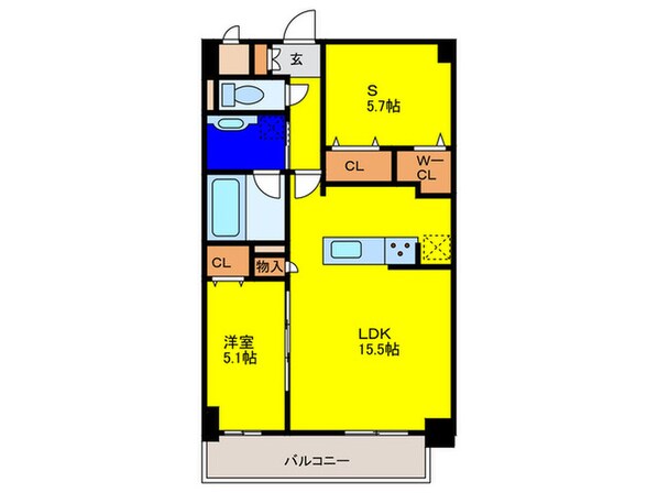 ラ・グレースの物件間取画像